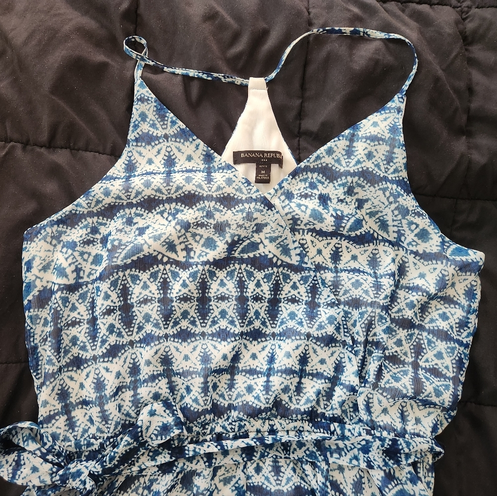 Banana Republic Blue Strappy Dress